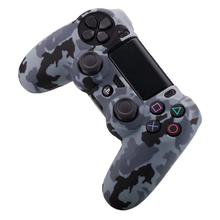 Cargar imagen en el visor de la galería, Funda Silicon Control Camuflaje Militar Gris + 2 Grips