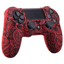 Cargar imagen en el visor de la galería, Funda Silicon Control Camuflaje Vintage Rojo + 2 Grips