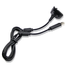 Cargar imagen en el visor de la galería, 2 En 1 Cable Carga Y Juega Kit Para Controles Xbox 360 Negro
