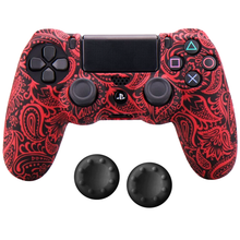 Cargar imagen en el visor de la galería, Funda Silicon Control Camuflaje Vintage Rojo + 2 Grips
