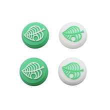Cargar imagen en el visor de la galería, Gomas Thumb Silicon Joycon Switch Animal Crossing Leaf Verde
