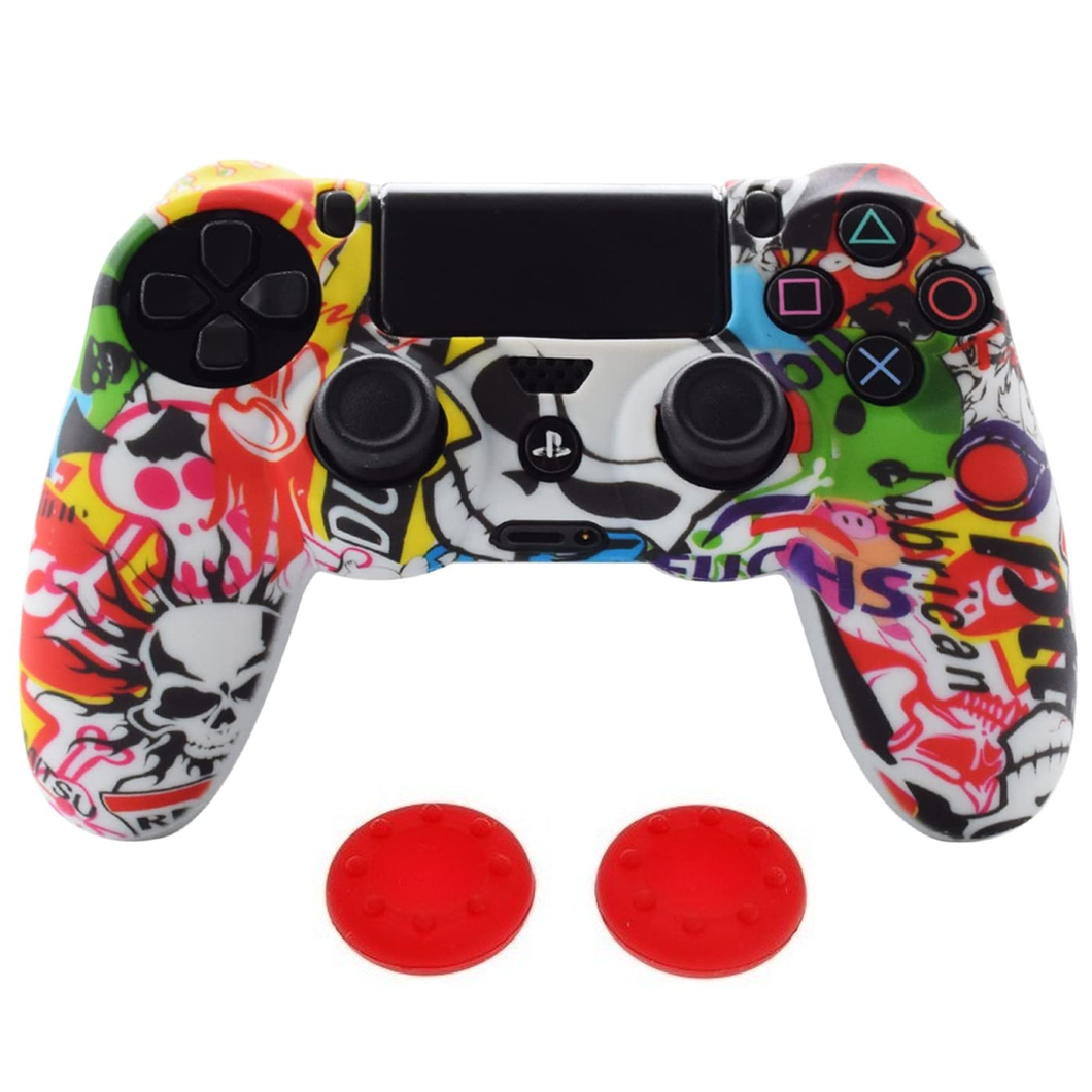 Funda Silicon Control Camuflaje Sticker Repsol + 2 Grips